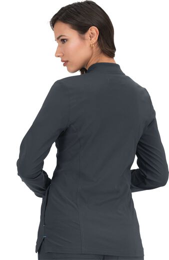 Clearance Women's Andrea Zip Front Solid Scrub Jacket