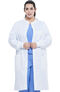 Unisex 43" Snap Front Lab Coat, , large