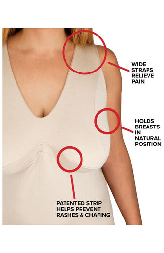 Silvert's Women's BreastNest Wire Free Bra Camisole (DD-HH)