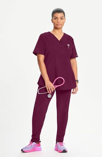 Women's Tuck-In V-Neck Scrub Top Women's Tuck-In V-Neck Scrub Top