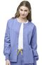 Clearance Unisex Delta Snap Front Solid Scrub Jacket, , large