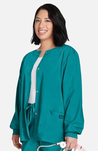 Women's Snap Front Scrub Jacket Women's Snap Front Scrub Jacket