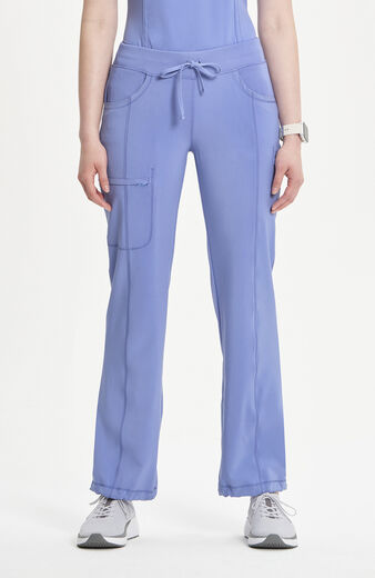 Women's Rib Knit Drawstring Waist Scrub Pant, Women's Rib Knit Drawstring Waist Scrub Pant