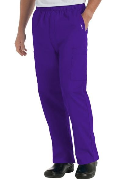 Men's Cargo Pocket with Zipper Fly Scrub Pants, , large