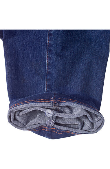 Silvert's Men's Pull-On Cargo Pocket Jeans, , large