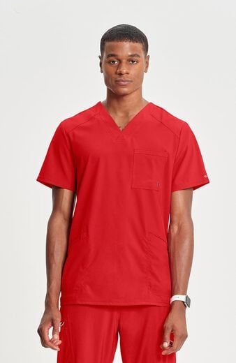 Men's Stretch V-Neck Scrub Top Men's Stretch V-Neck Scrub Top