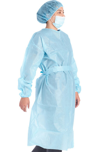Clearance Unisex isolation gown by the box of 10 or 100, , large