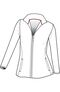 Women's Med Tech Zip Front Solid Scrub Jacket, , large