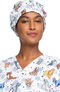 Clearance Unisex Bouffant Cats And Dogs Print Scrub Hat, , large