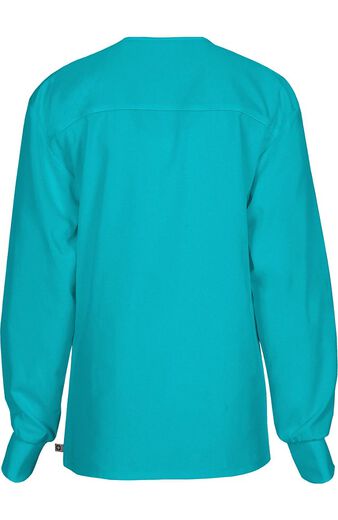 Clearance WW Flex by Unisex Snap Front Warm Up Solid Scrub Jacket