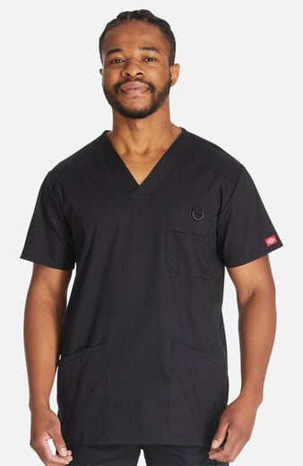 Men's 4-Pocket V-Neck Scrub Top  Men's 4-Pocket V-Neck Scrub Top