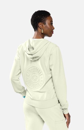 Women's Fleece Zip Front Scrub Hoodie Women's Fleece Zip Front Scrub Hoodie