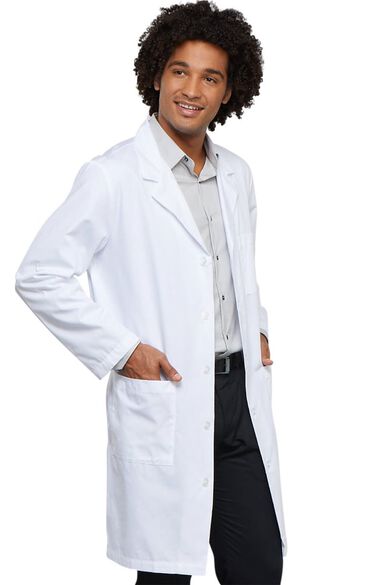 Men's Med-Man Back Belt 40" Lab Coat, , large