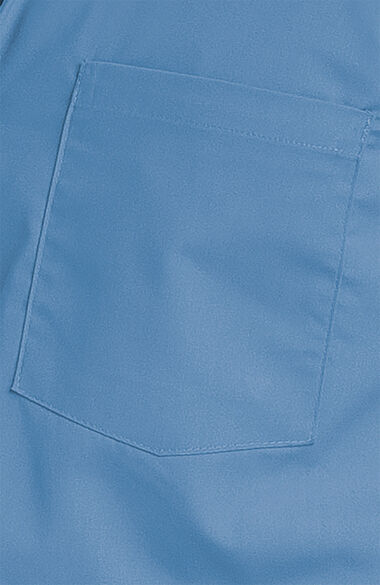 Landau Landau ProFlex Scrub Jacket for Men: Modern Tailored Fit, 2-Way Stretch, 3 Pockets, Warm-Up Medical Scrubs 3170, Ceil Blue, XL