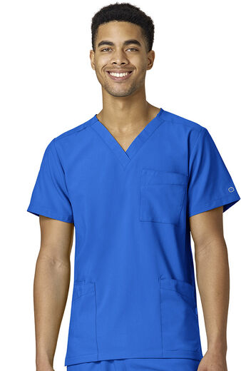 Unisex 4 Pocket Utility Solid Scrub Top, Unisex 4 Pocket Utility Solid Scrub Top