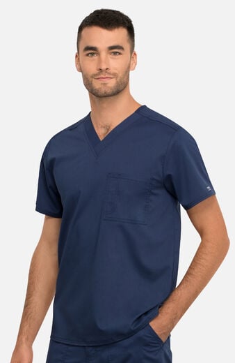 Unisex Tuck-In V-Neck Scrub Top  Unisex Tuck-In V-Neck Scrub Top