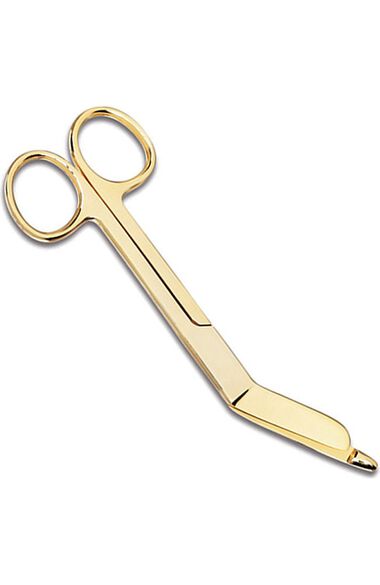 5 1/2" Gold Plated Bandage Scissor, , large