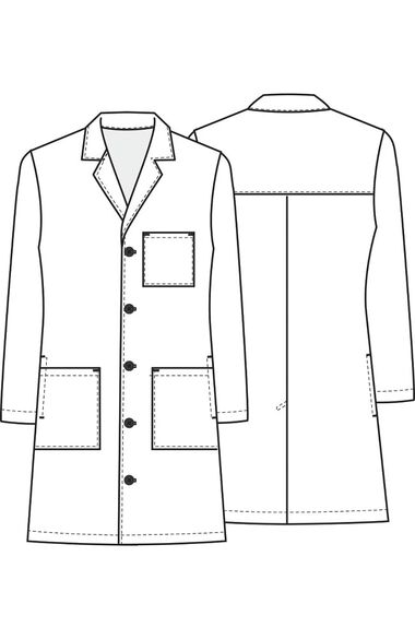 Unisex 38" Lab Coat, , large
