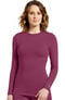 Clearance Women's Long Sleeve Crew Neck Solid Stretch T-Shirt, , large