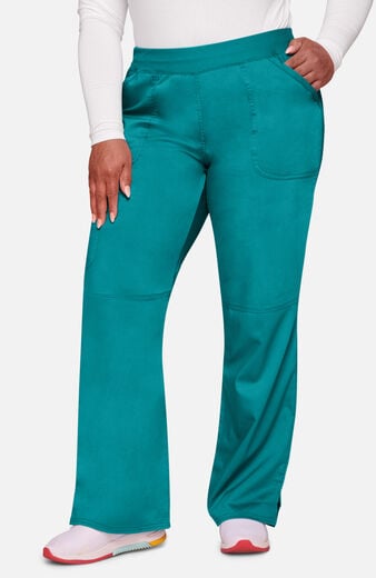 Women's Elastic Waist Cargo Pocket Scrub Pant Women's Elastic Waist Cargo Pocket Scrub Pant