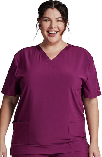 Unisex 2-Pocket V-Neck Scrub Top  Unisex 2-Pocket V-Neck Scrub Top