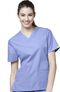 Women's Bravo Lady Fit V-Neck Solid Scrub Top, , large