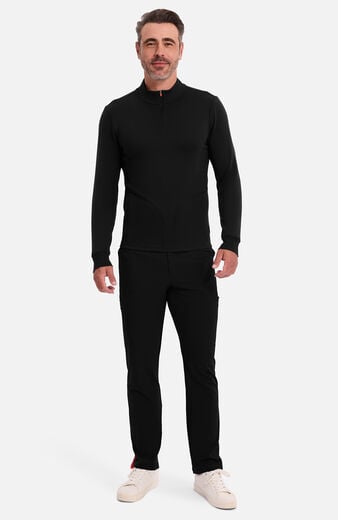 Men's Zip Neck Pullover Scrub Jacket Men's Zip Neck Pullover Scrub Jacket