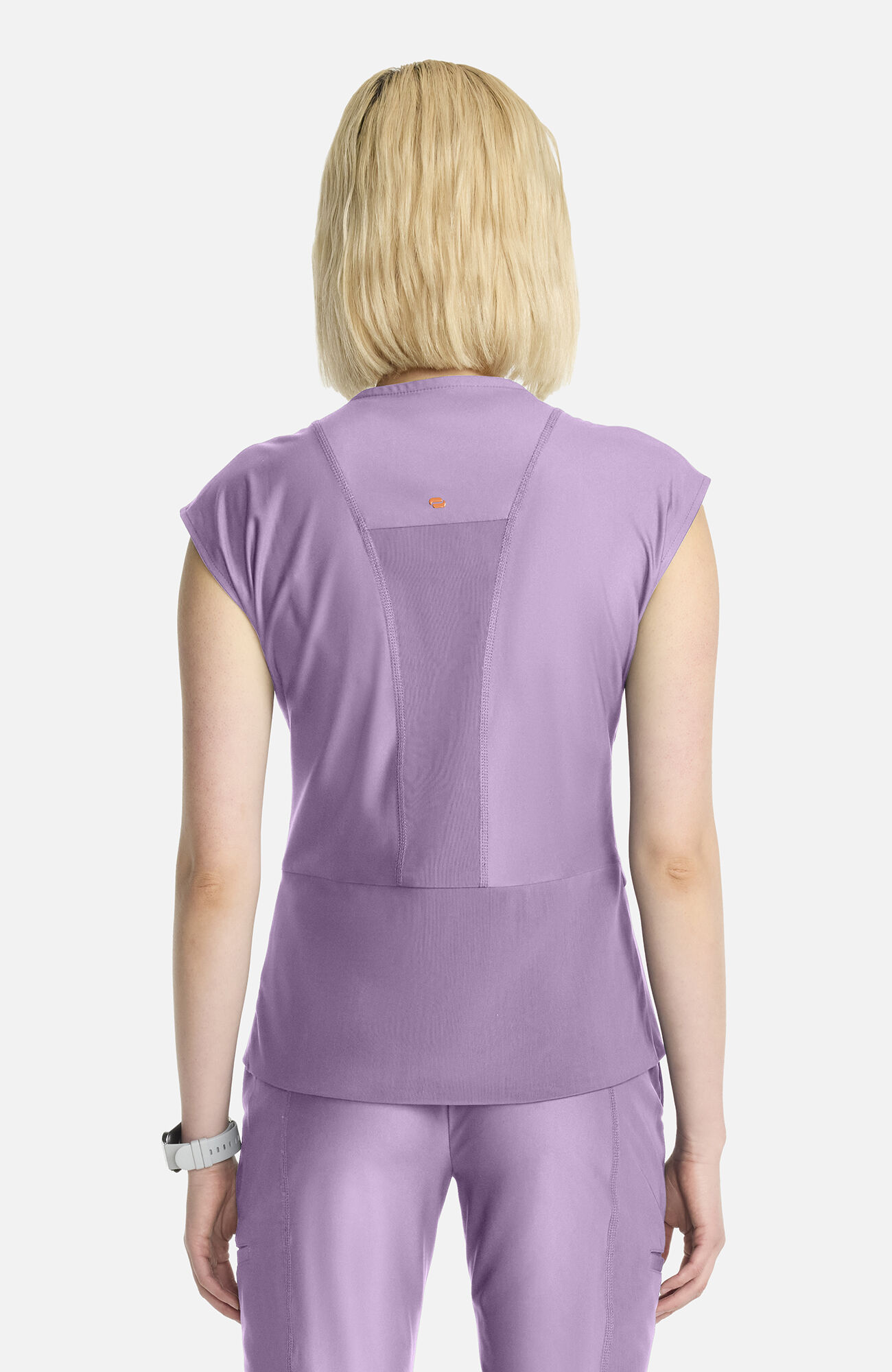 Women's Knit Dolman Wrap Scrub Top, LWL Livewire Lilac | purple, large