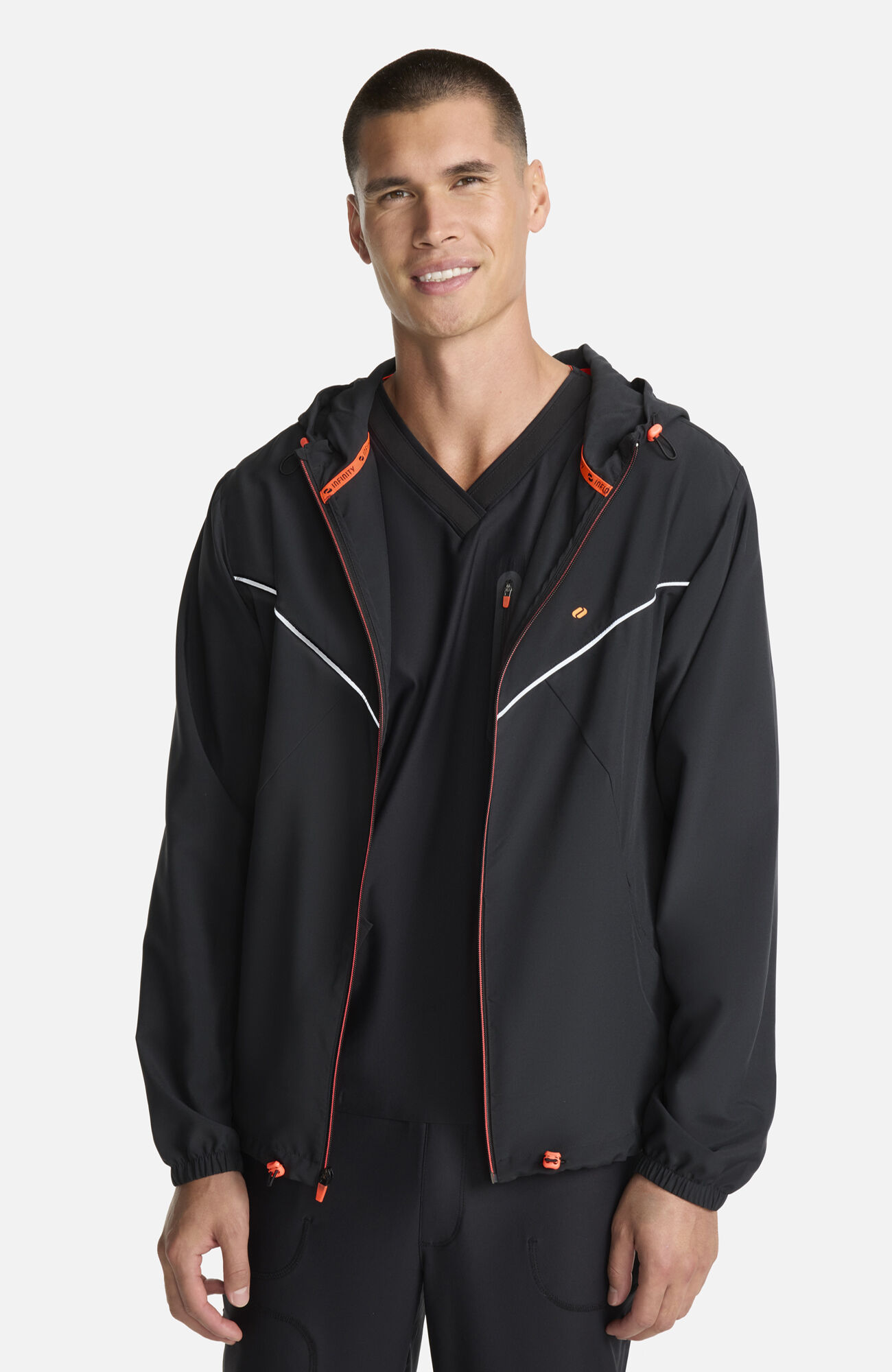 Men's Packable Hooded Jacket, , large