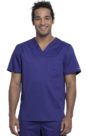 Men's Chest Pocket V-Neck Scrub Top Men's Chest Pocket V-Neck Scrub Top