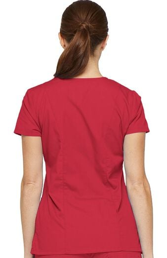 Women's 5-Pocket Shaped V-Neck Scrub Top Women's 5-Pocket Shaped V-Neck Scrub Top