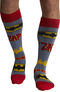 Men's Support 8-12 mmHg Batman Mania Compression Sock, , large