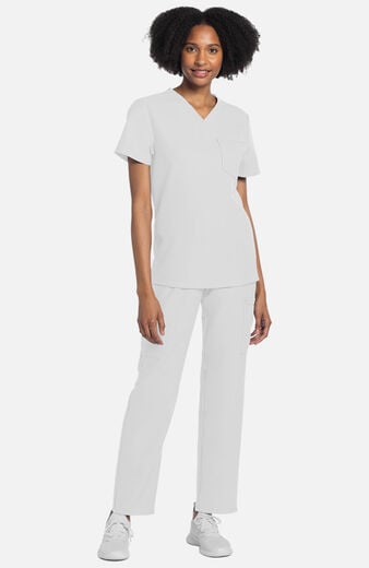 Unisex Tuck-In 1-Pocket V-Neck Scrub Top Unisex Tuck-In 1-Pocket V-Neck Scrub Top