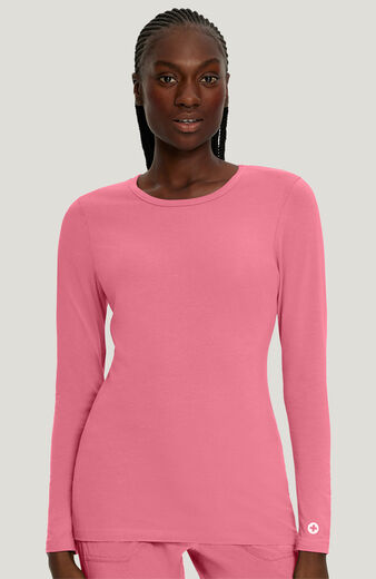 Med Couture Women's 'Activate' Performance Long Sleeve Knit Tee