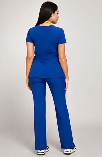 Women's Scrub Set: V-Neck Top & Low Rise Pant Women's Scrub Set: V-Neck Top & Low Rise Pant