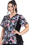 Clearance Women's Don't Leave Me Hanging Print Scrub Top, , large