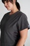Women's Henley Solid Scrub Top, , large