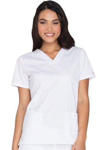 Women's Banded V-Neck Scrub Top Women's Banded V-Neck Scrub Top