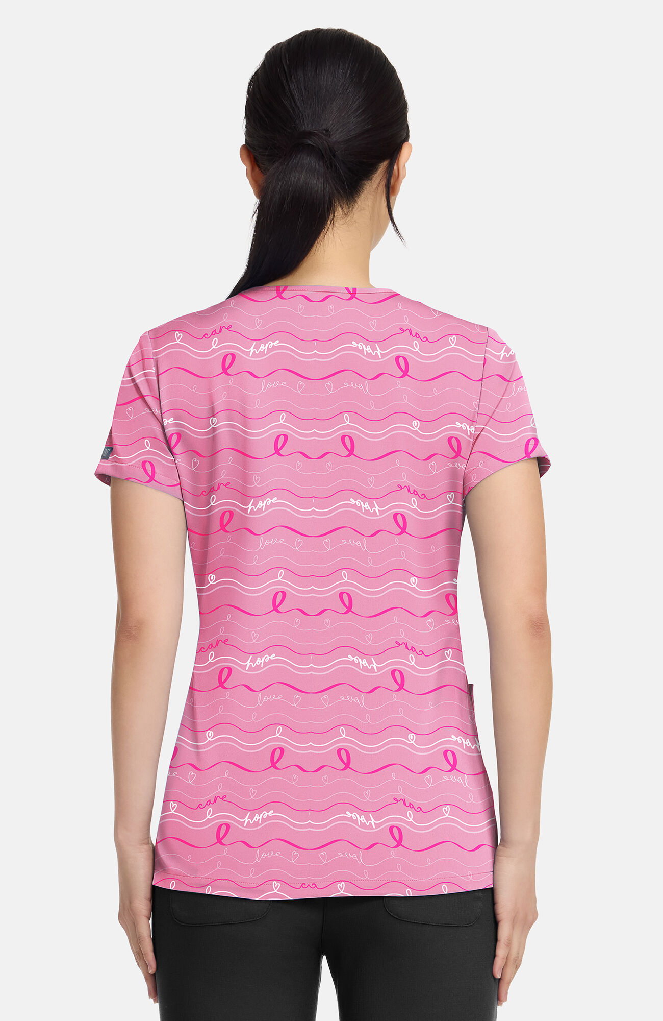 Women's Vicky In The Loop Print Scrub Top, , large