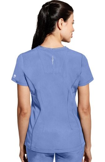 Women's Scrub Set: Sonia Zip Y-Neck Top & Nisha Knit Waistband Pant Women's Scrub Set: Sonia Zip Y-Neck Top & Nisha Knit Waistband Pant