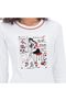 Clearance Women's Stacy Long Sleeve Crewneck Shopping Print T-Shirt, , large