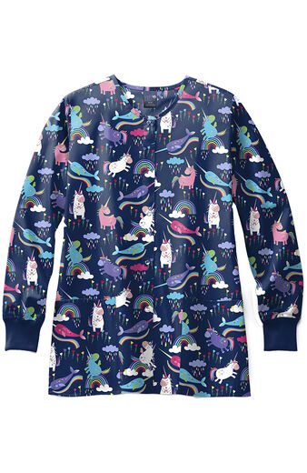 Clearance Women's Magical Wishes Print Warm Up Jacket