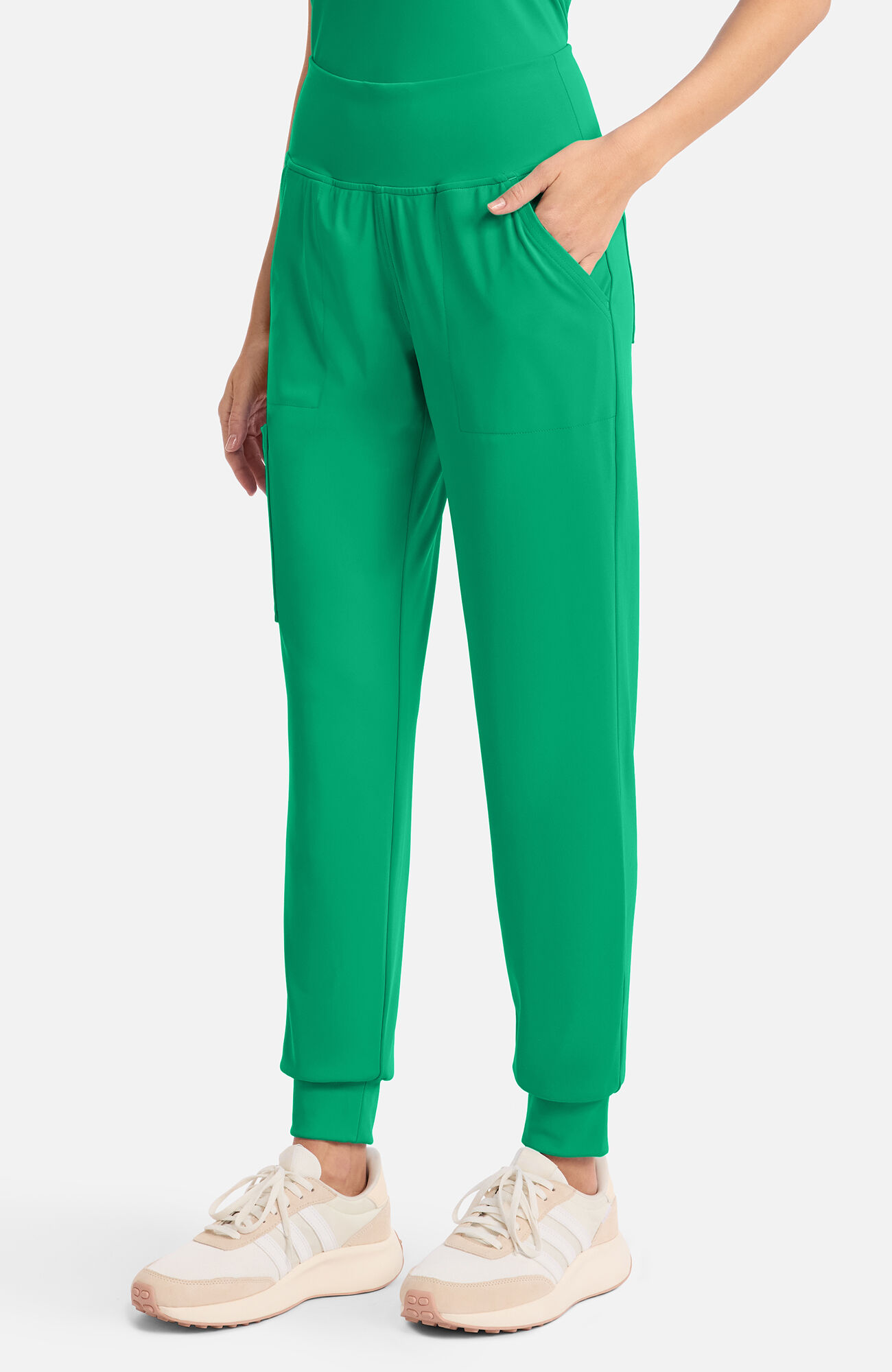 Women's 5-Pocket Pull-On Jogger Scrub Pant, GAP Green Apple | blue, large