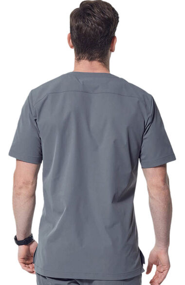 Men's Apex V-Neck Solid Scrub Top, , large