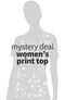Women's Print Scrub Top, , large