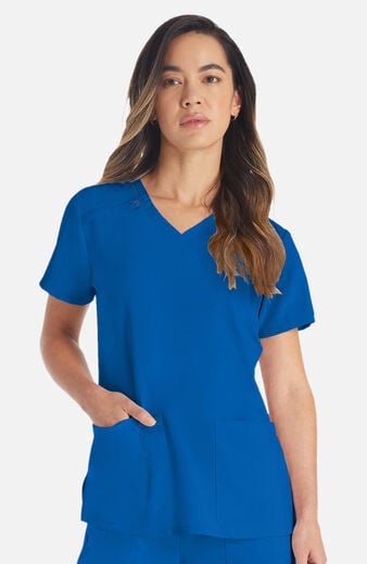 Women's 2-Pocket Utility V-Neck Scrub Top Women's 2-Pocket Utility V-Neck Scrub Top