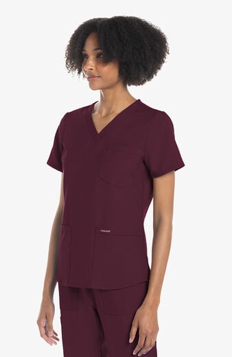 Women's Scrub Set: 3-Pocket V-Neck Shirttail Top & Drawstring Cargo Straight Leg Pant Women's Scrub Set: 3-Pocket V-Neck Shirttail Top & Drawstring Cargo Straight Leg Pant