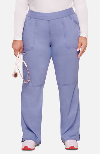 Women's Elastic Waist Cargo Pocket Scrub Pant Women's Elastic Waist Cargo Pocket Scrub Pant