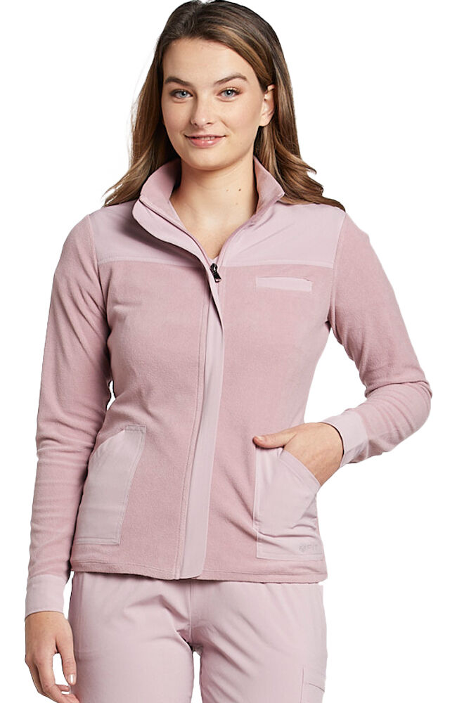 Light pink on sale scrub jacket