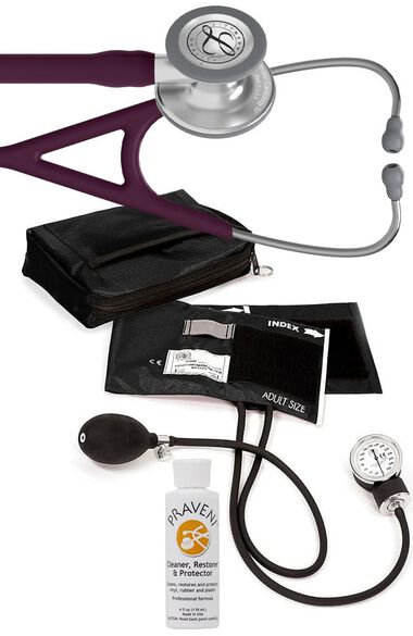 Cardiology IV Stethoscope, Prestige Aneroid Sphygmomanometer, Case & Praveni Kit, , large